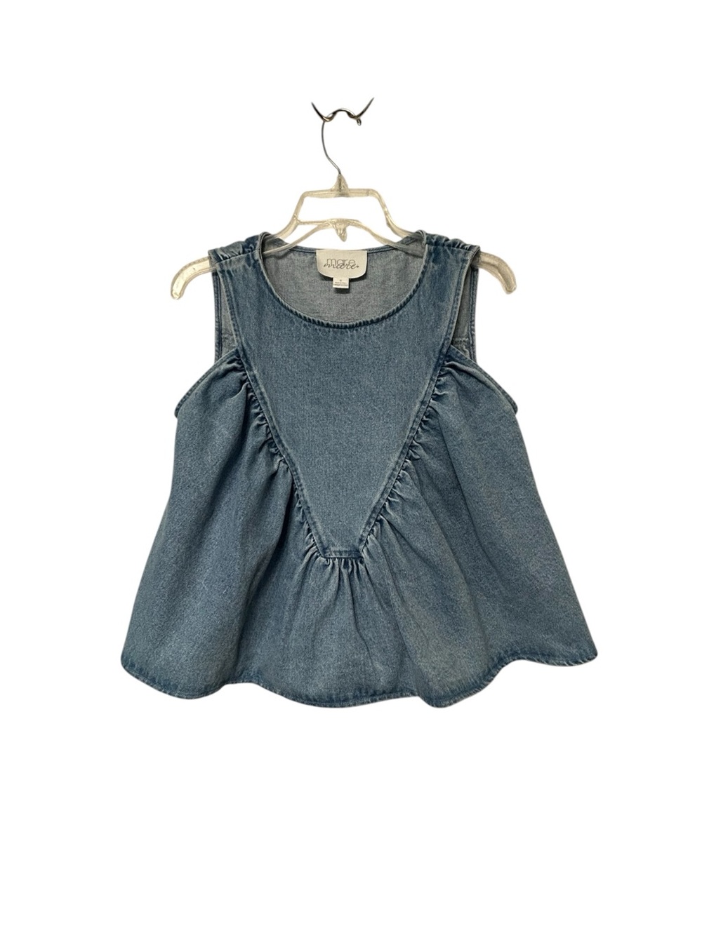 Anthropologie NWOT Mare Mare denim top - Picture 5 of 8